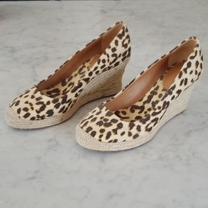 J Crew size 9 wedges. 3" heel